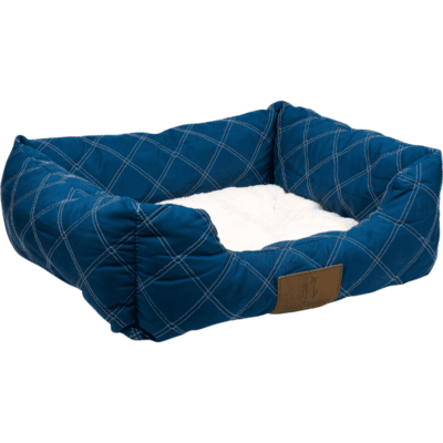 מיטה לכלב בצבע כחול